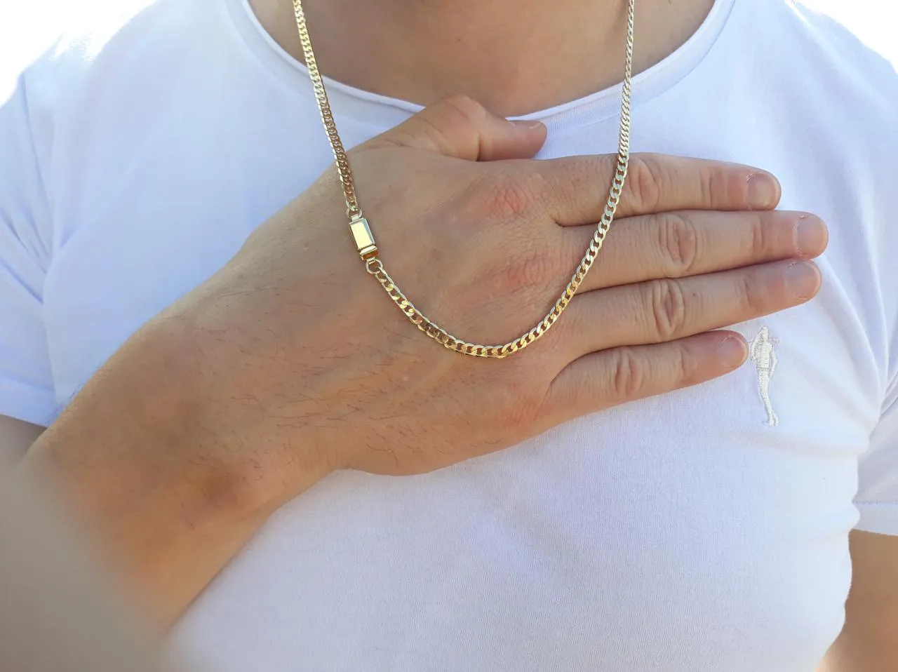 Corrente Grumet 3mm 18K