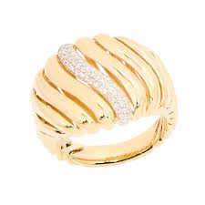 Anel Duna Polido 18K