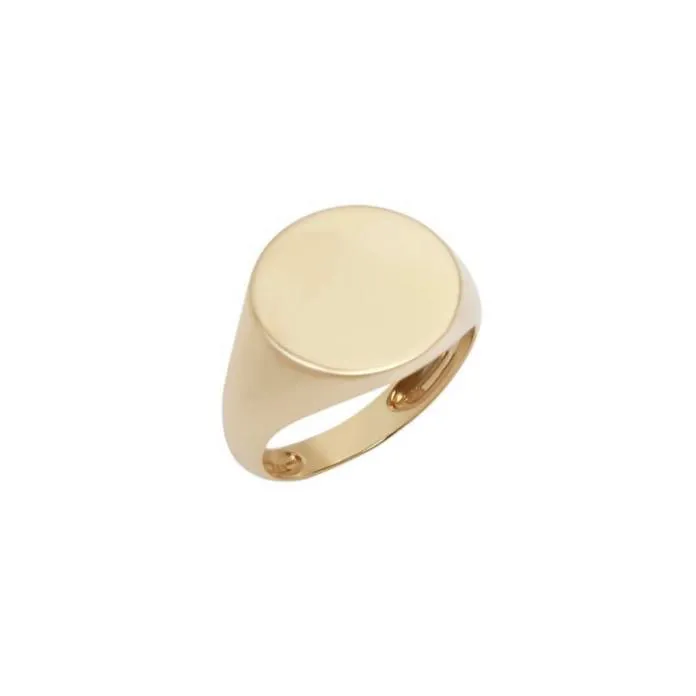 Anel Signet Minimal 18K